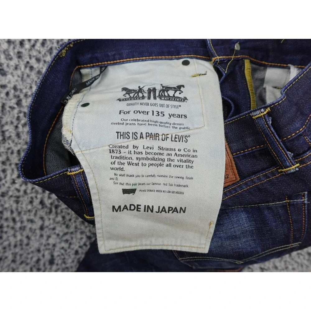 Levi's 511 Slim Fit Jeans Mens 30x32 Dark Indigo Made in Japan 86888-0005